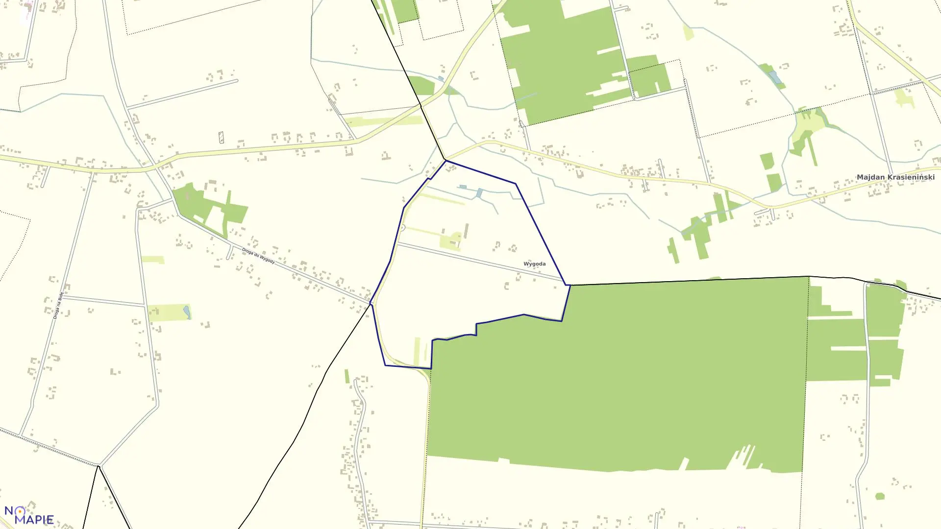 Mapa obrębu PIOTRAWIN 2 w gminie Jastków